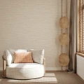 Tapeta imitująca naturalne płótna Grandeco DR1201 Drop - 106 cm szer.