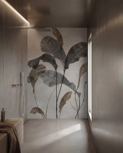 Fototapeta liście bananowca Wall&Deco WET_WA2601 Waba WET SYSTEM 2026