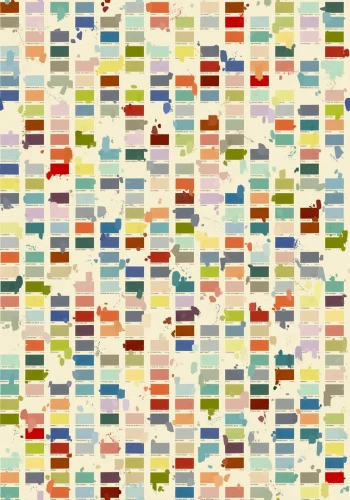Tapeta w stylu retro Cole & Son 131/7023 Coles' Colour Card Formations
