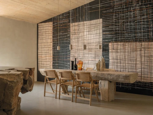 Mural geometryczny Elitis VP 1013 01 Sashiko Ceres