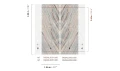 Mural inspirowany marmurem Masureel DGCAL2052 Orobico Caldera