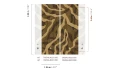 Mural inspirowany drewnem Masureel DGCAL4021 Intarsio Caldera