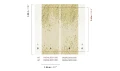 Mural abstrakcyjny w krople Masureel DGCAL5032 Lapilli Caldera