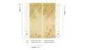Mural abstrakcyjny w krople Masureel DGCAL5042 Lapilli Caldera