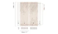 Mural abstrakcyjny w krople Masureel DGCAL5052 Lapilli Caldera