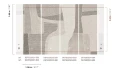 Mural geometryczy Masureel DGTES2022 Boro Tessura