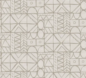 Tapeta geometryczna Masureel TES301 Bogolan Tessura