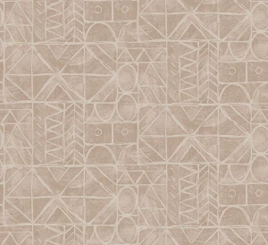 Tapeta geometryczna Masureel TES302 Bogolan Tessura