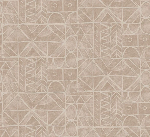 Tapeta geometryczna Masureel TES302 Bogolan Tessura