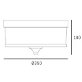 Plafon FLEETWOOD C03293BR Cosmo Light