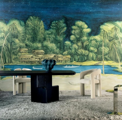 Mural nadbrzeżny krajobraz Arte 32360 Riva Ombre