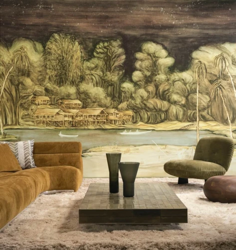 Mural nadbrzeżny krajobraz Arte 32361 Riva Ombre