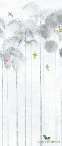 Mural tropikalny las Khroma DGWIL1022 Jungle Moon Wild