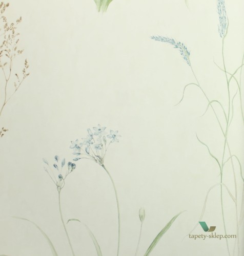 Tapeta łąka Sanderson 216486 Farne Grasses