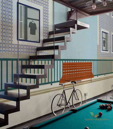 Tapeta Wall&Deco Bairro alto TTBA1402 Contemporary 14