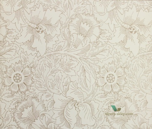 Tapeta Polne Maki Morris & Co 216035 Poppy Pure