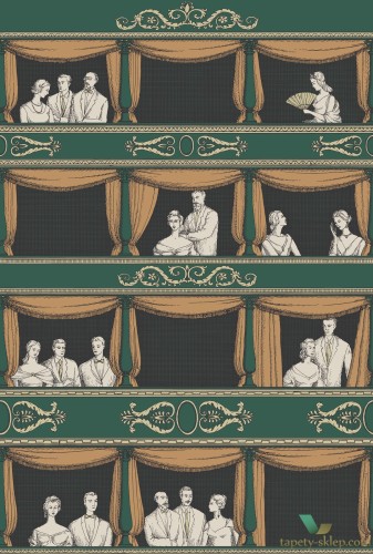 Tapeta Teatr Cole & Son Teatro 114/4009 Fornasetti