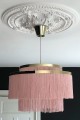 ! PROMO ! Lampa Wisząca Frędzelki Frans Pink 759004 Globen