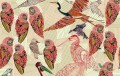Fototapeta Wall&Deco Pencil birds WDPB1601 Contemporary 2016