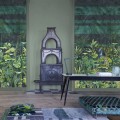 Mural Designers Guild PDG1069/01 Arjuna Leaf With Peacock