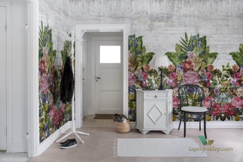 Fototapeta Rebel Walls R15762 Flower Burst Concrete
