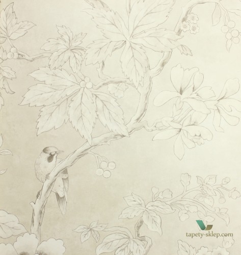 Tapeta botaniczna Sanderson 216386 Chiswick Grove