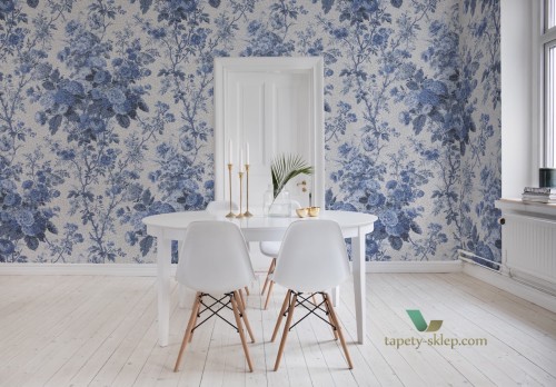 Fototapeta R13255  Porcelain Blue Rebel Walls