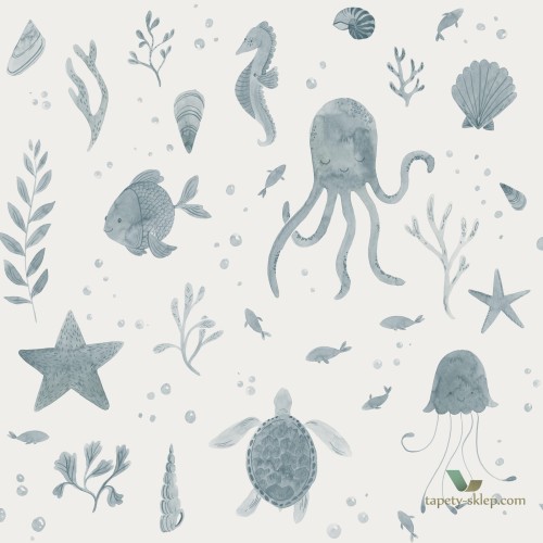 Tapeta Sandberg Della Ocean Blue 243-36 Familj II