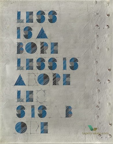 Fototapeta Wall&Deco Less is a bore WDLB1702 Contemporary 2017