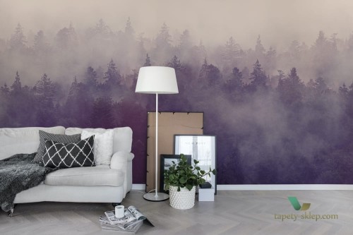 Fototapeta zamglony las Rebel Walls R16001 Fir Forest