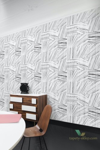 Tapeta London Art 18043 Abstract Stripe Dark