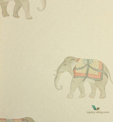 Tapeta słonie Sanderson 216334 Art of the Garden