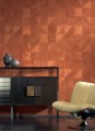 Tapeta tekstylna 3D geometryczna Arte Tetra 87013 Velveteen