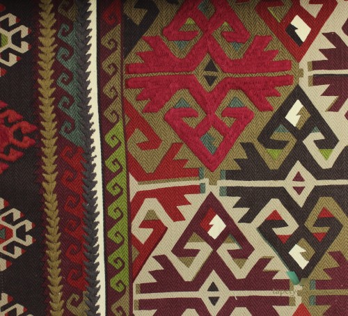 Tkanina Morris & Co. Burdock & Star 236520 Archive IV