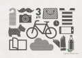 Tapeta Wall&Deco Flat icon WDFI1401 Contemporary 14