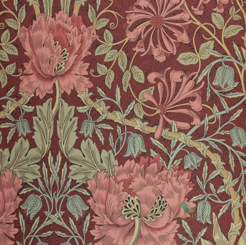 Tapeta Ornament Roślinny William Morris 214703 Archive III