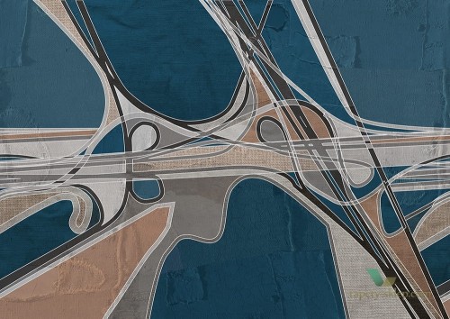 Tapeta Wall&Deco WET_MM1802 MIND-MAP WET SYSTEM 2018