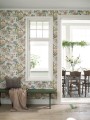 Tapeta roślinna w stylu vintage Boras 7235 Carnation Garden In Bloom