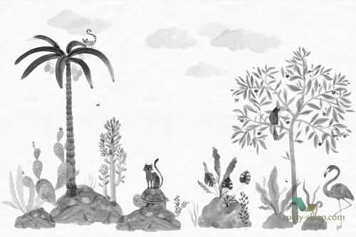 Mural Sandberg Wilton Graphite 653-71 Familj II