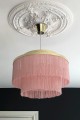 ! PROMO ! Lampa Wisząca Frędzelki Frans Pink 759004 Globen