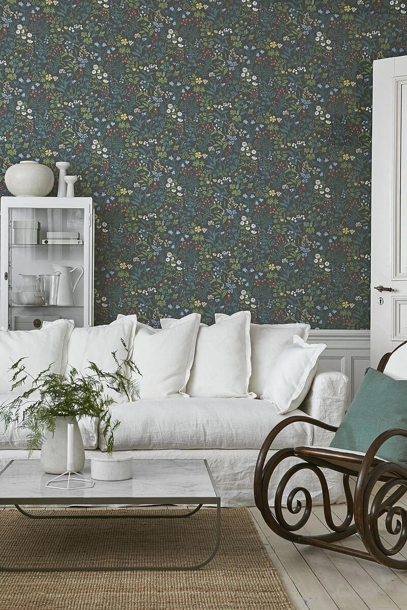 Tapeta do salonu w skandynawskim stylu Boras 5474 Jubileum