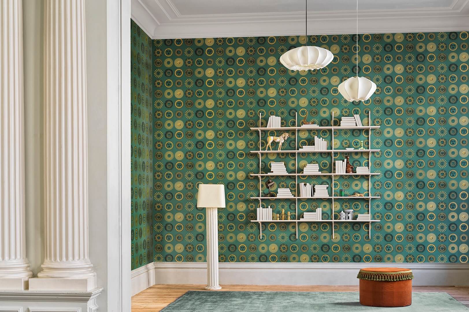 Tapeta słońce Cole & Son Soli 123/1005 Fornasetti Senza Tempo II