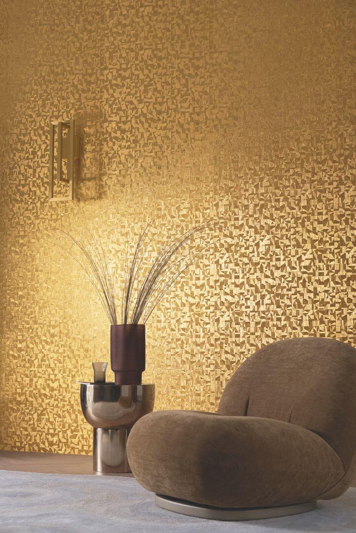 Modne tapety trendy 2025 - Tapeta jodełka Casamance 75740202