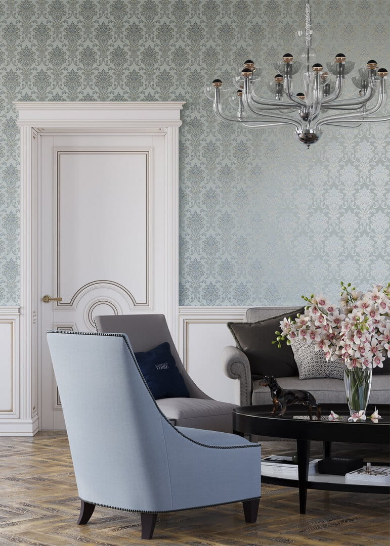 Tapeta ornament glamour aranżacje AD9811 KT Exclusive