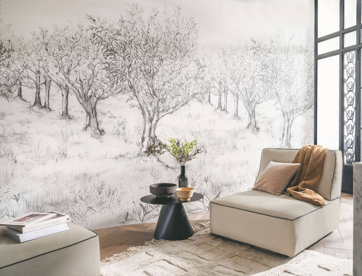 Mural na ścianę botaniczny od Casamance 75631324.jpg