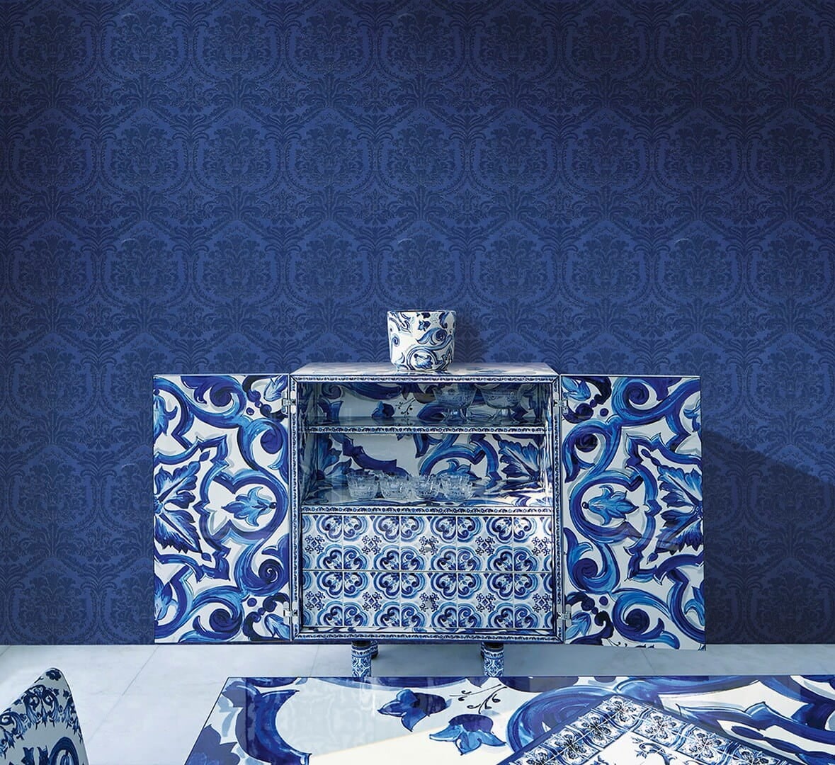 Tapeta Dolce & Gabbana - tapeta adamaszek