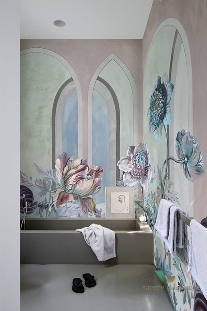 Tapeta Wall&Deco do łazienki WET_JU1802 - montaż systemu WET