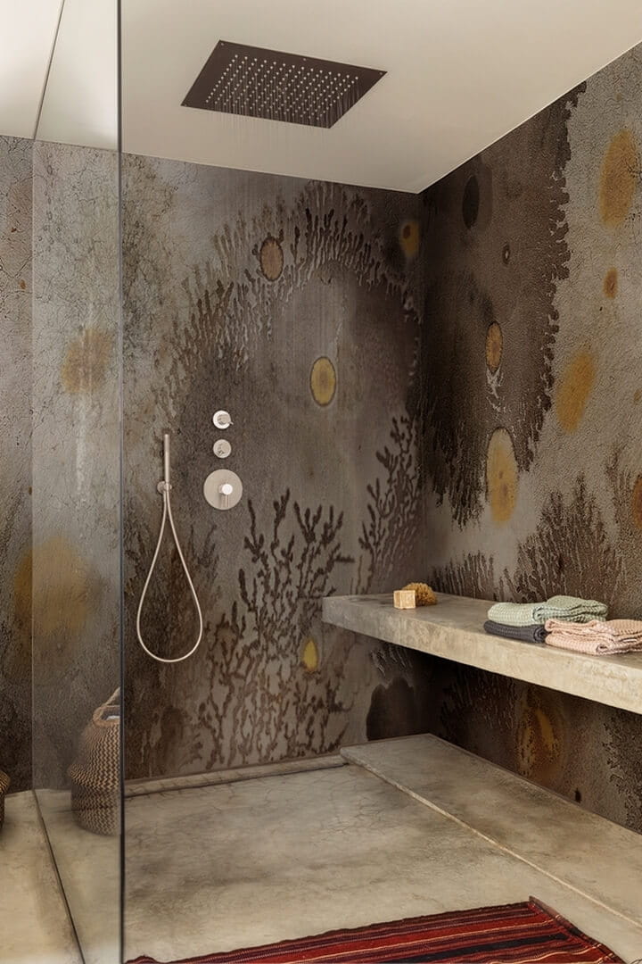 Tapeta pod prysznic Wall&Deco WET_MU2101 - montaż systemu WET