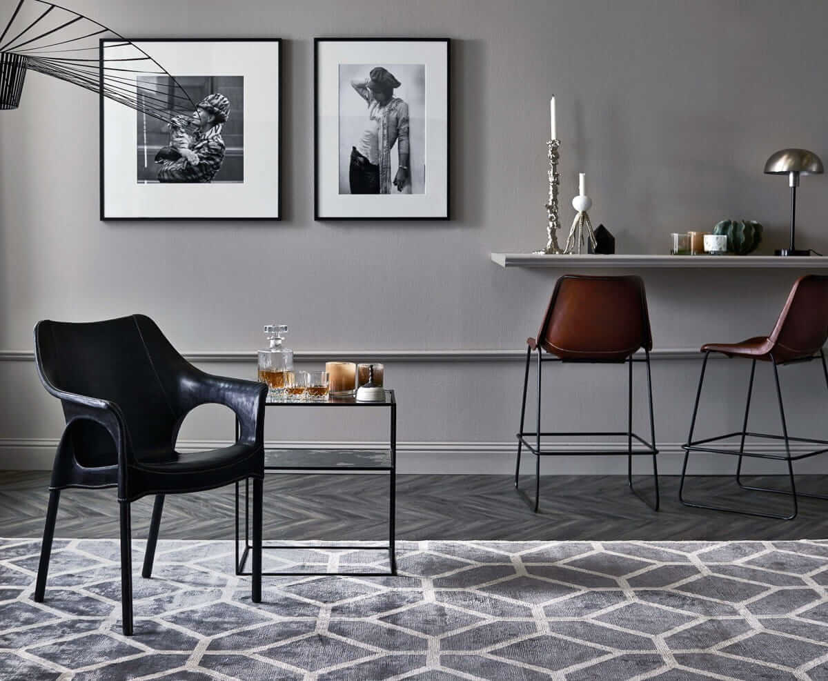 Dywan geometryczny w stylu nowojorskim Reza's Geometryczny - COSMOU NOUVEAU 7050