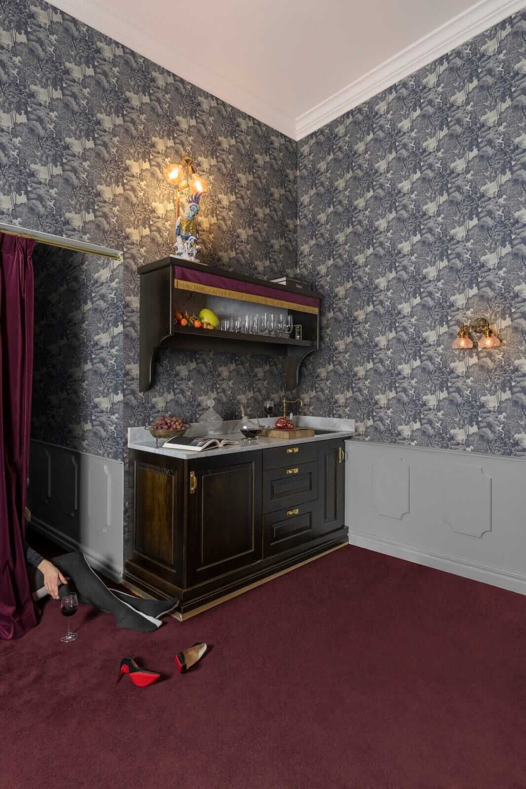 Tapeta w drzewa Rebel Walls R17532 Saint Sebastian Slate Oddity